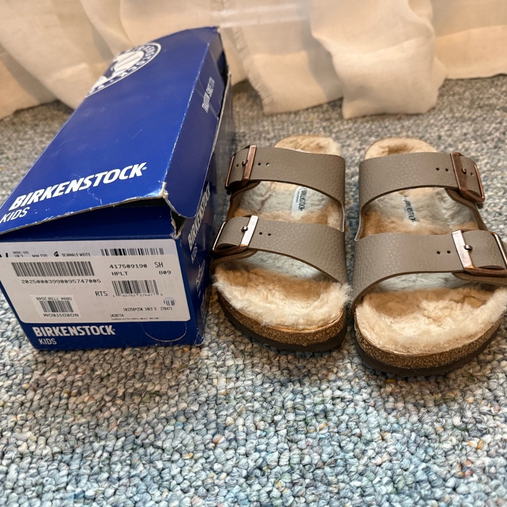 Birkenstock Kids Sandals in Gray